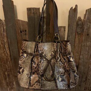 Jessica Simpson Faux Snake Bag